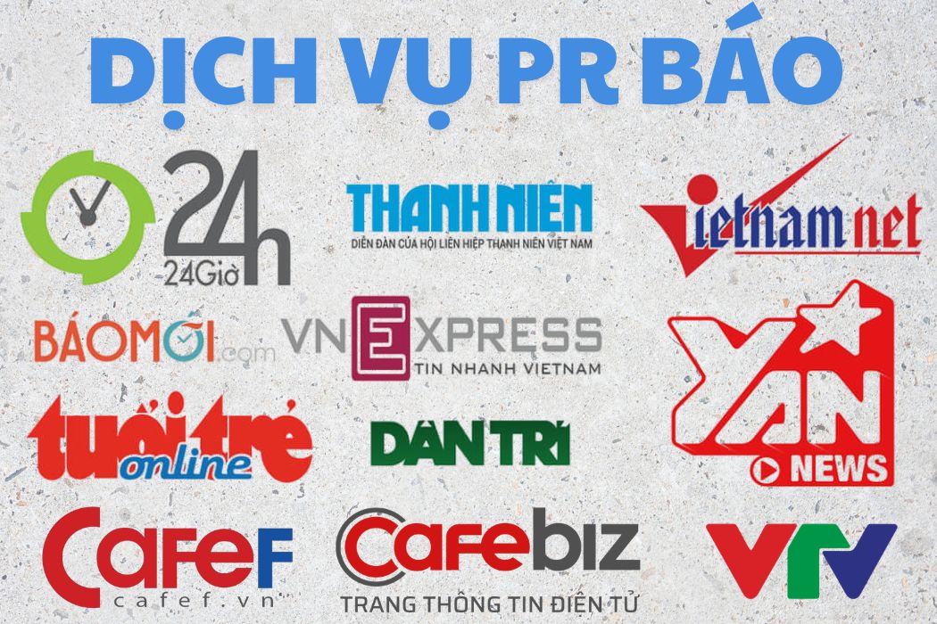 dịch vụ pr báo chí booking bài viết