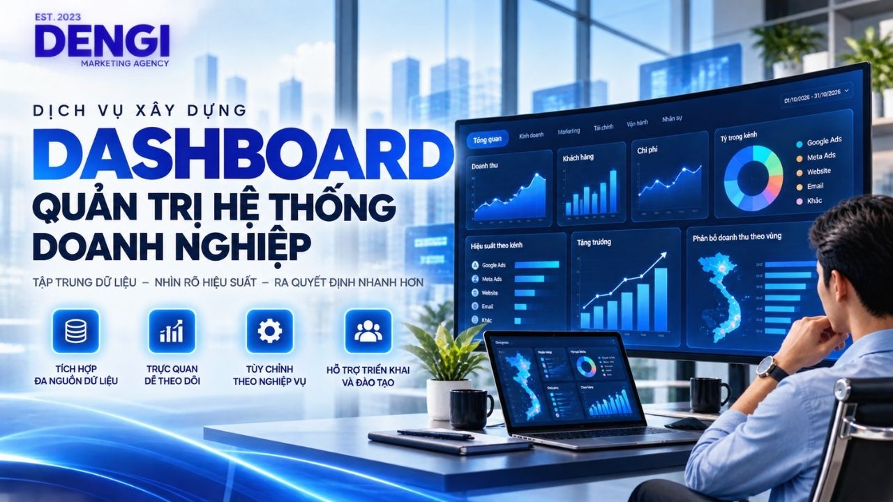 dịch vụ làm dashboard quản trị hệ thống công ty